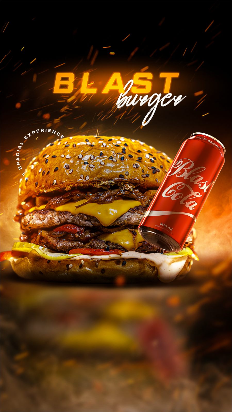 Estudo de motion para Blast Burger